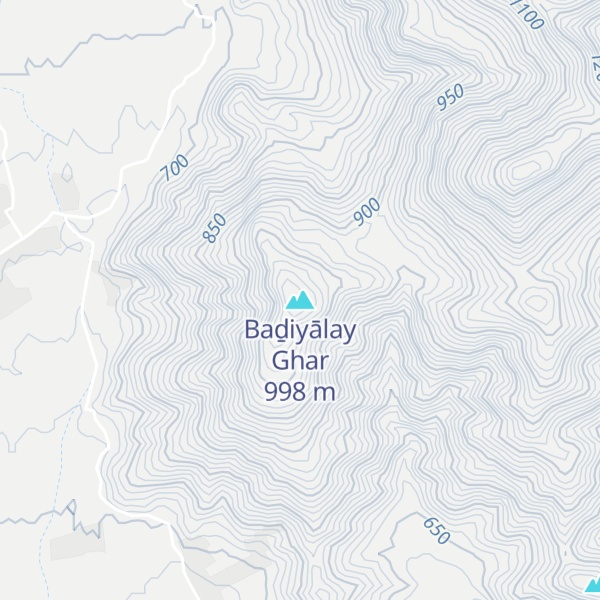 Map of Baḏiyālay Ghar
