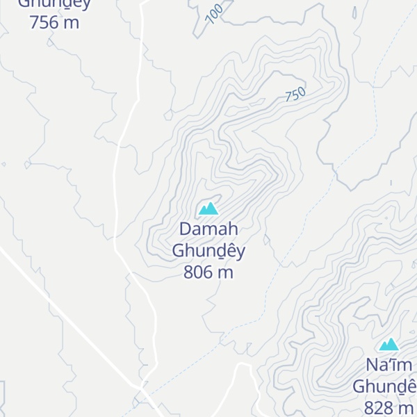 Map of Damah Ghunḏêy