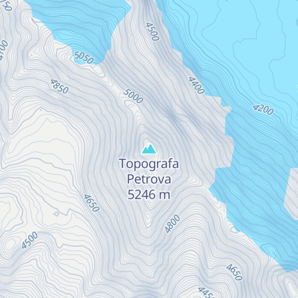 Map of Topografa Petrova