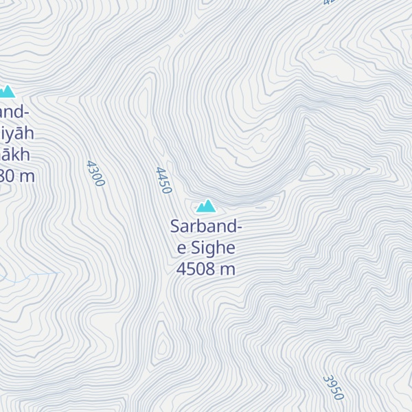 Map of Sarband-e Sighe