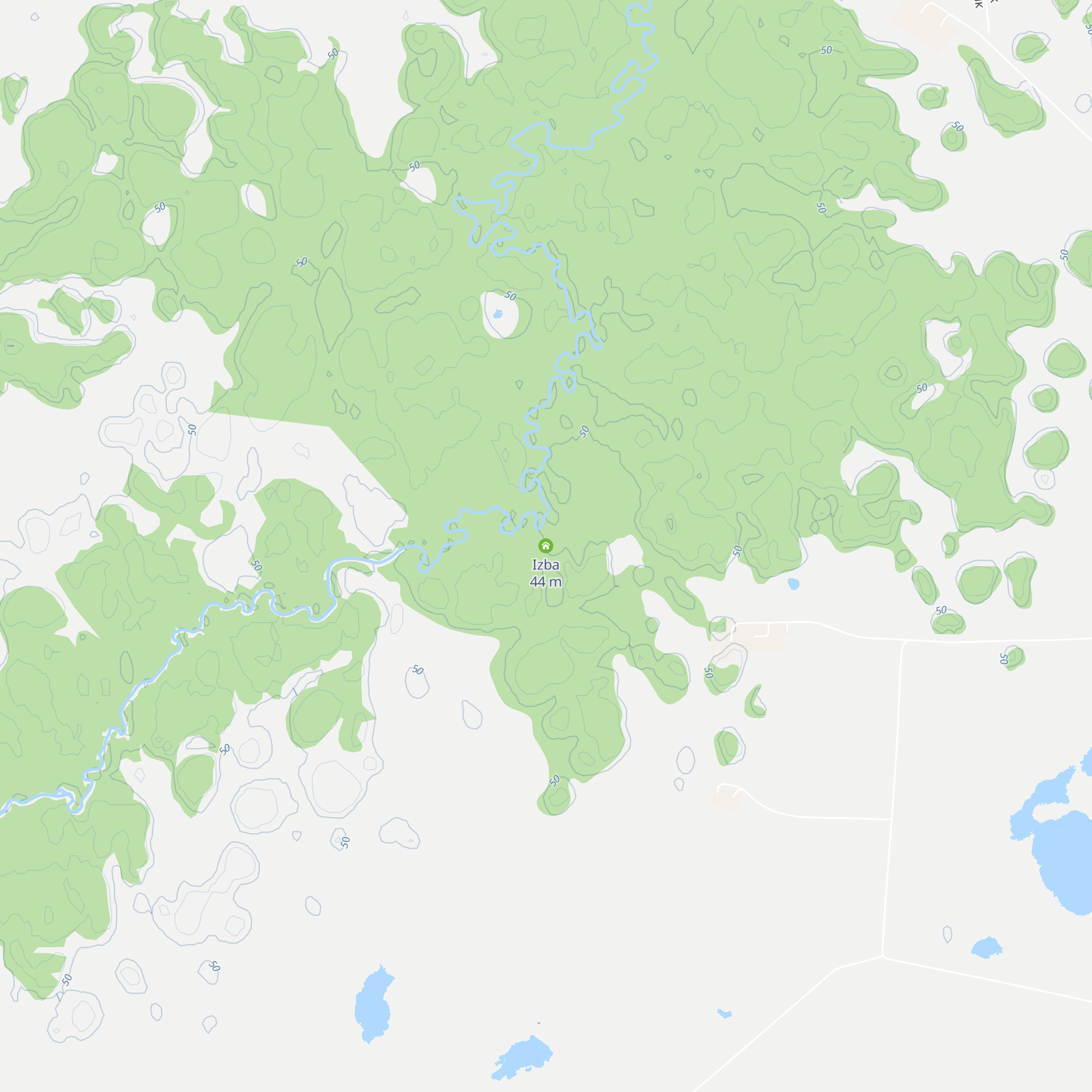 Izba map