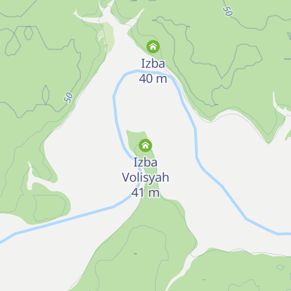 Map of Izba Volisyah