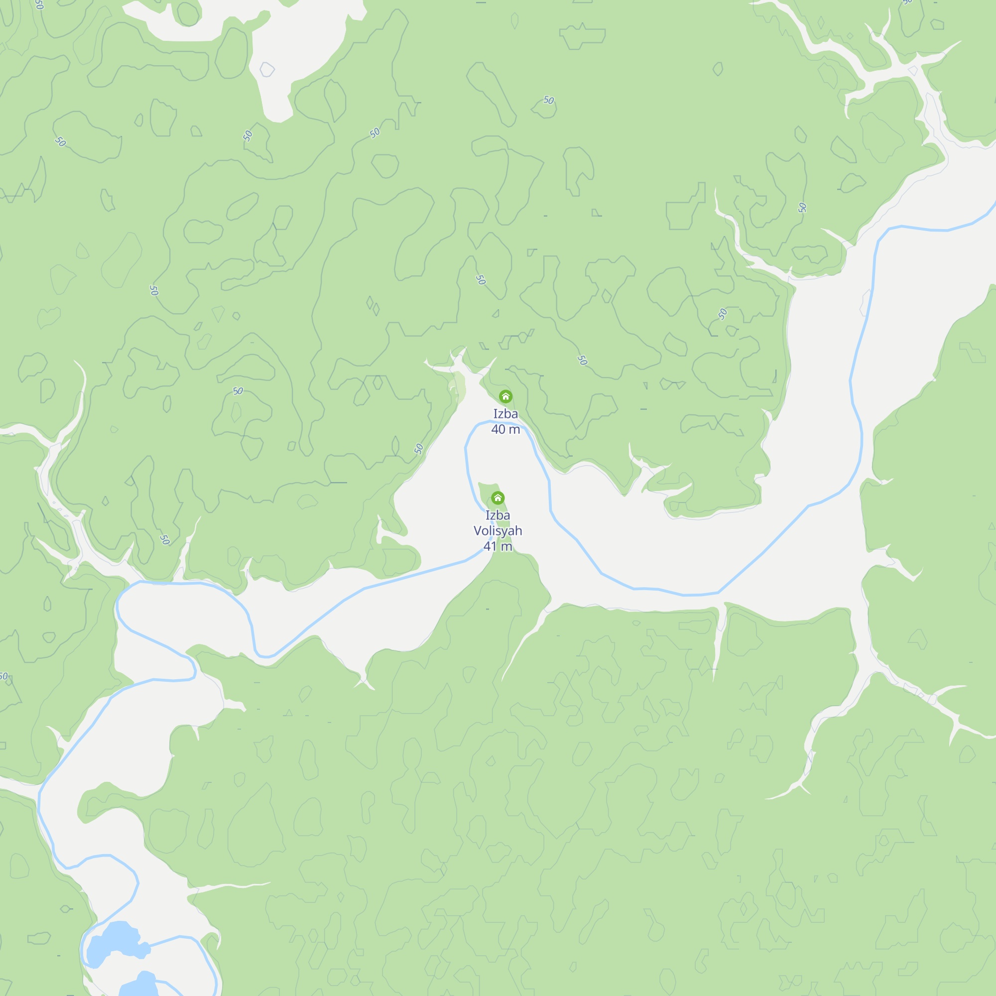 Izba Volisyah map