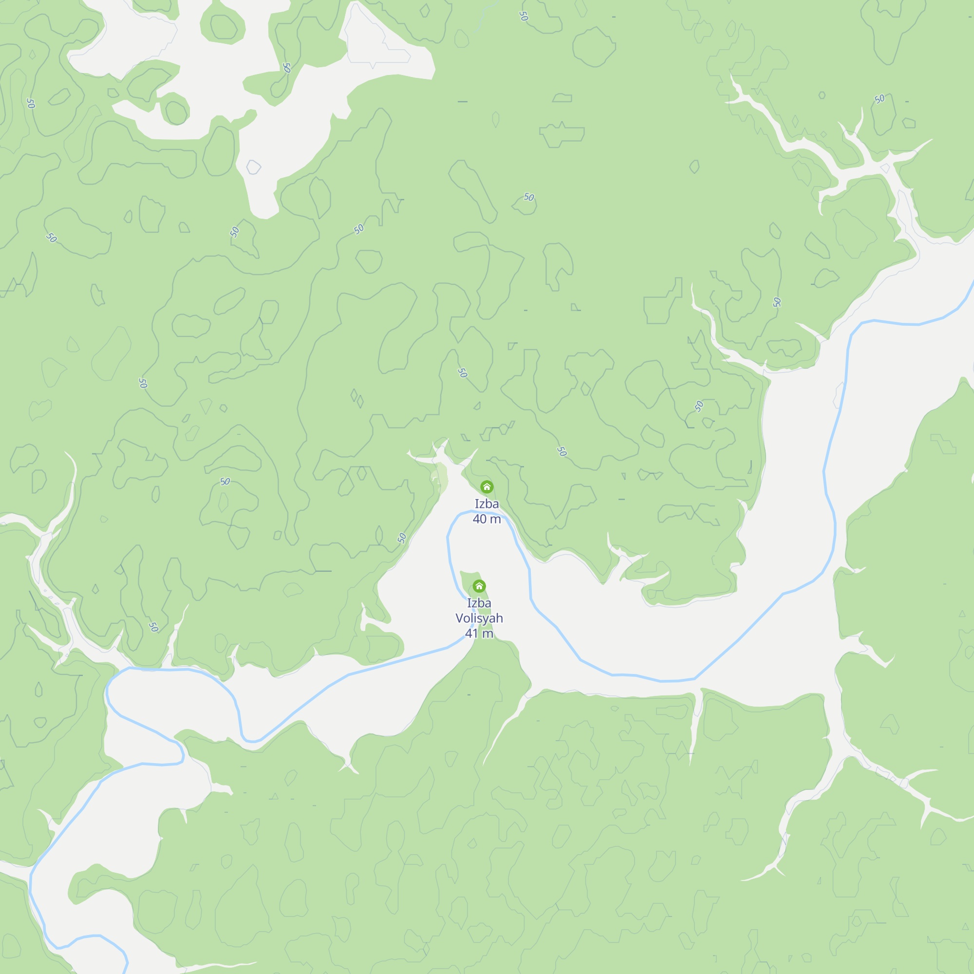 Izba map