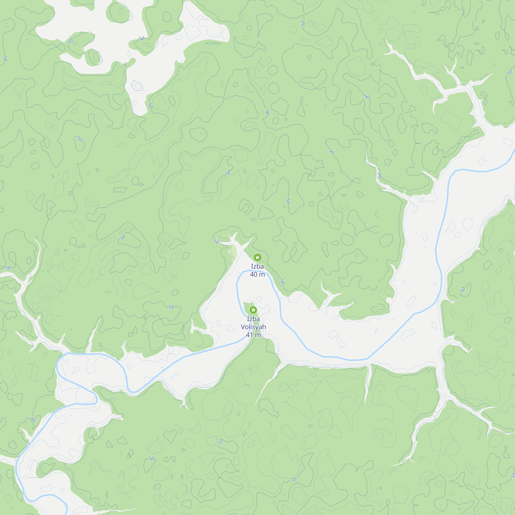 Izba map
