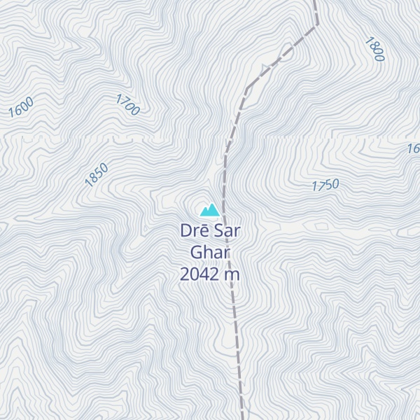 Map of Drē Sar Ghar