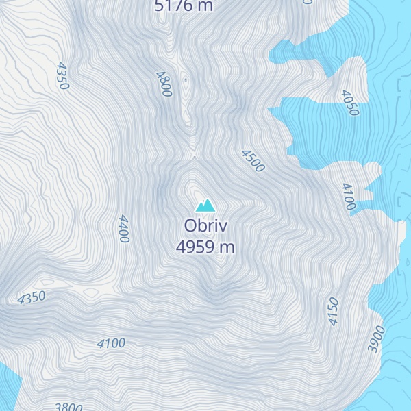 Map of Obriv