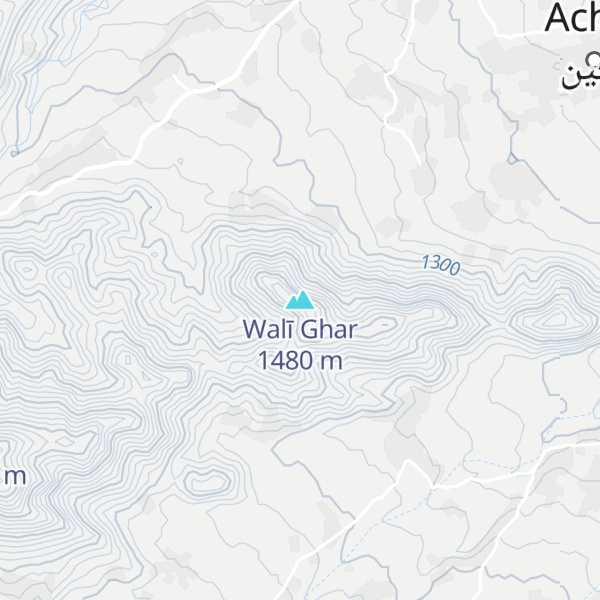 Map of Walī Ghar
