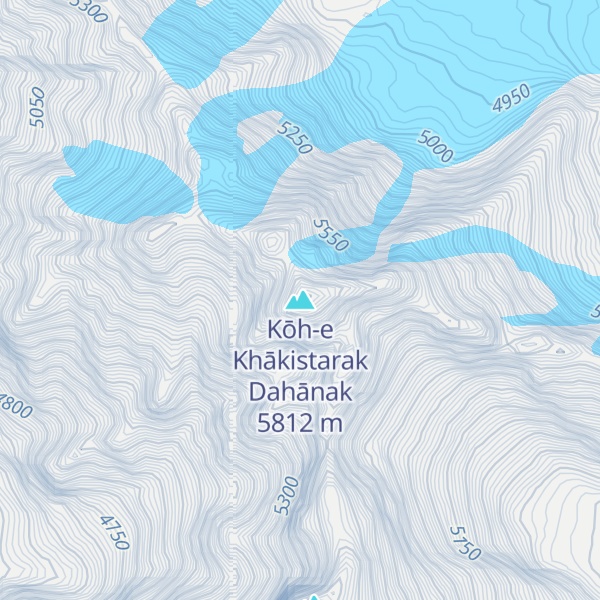 Map of Kōh-e Khākistarak Dahānak