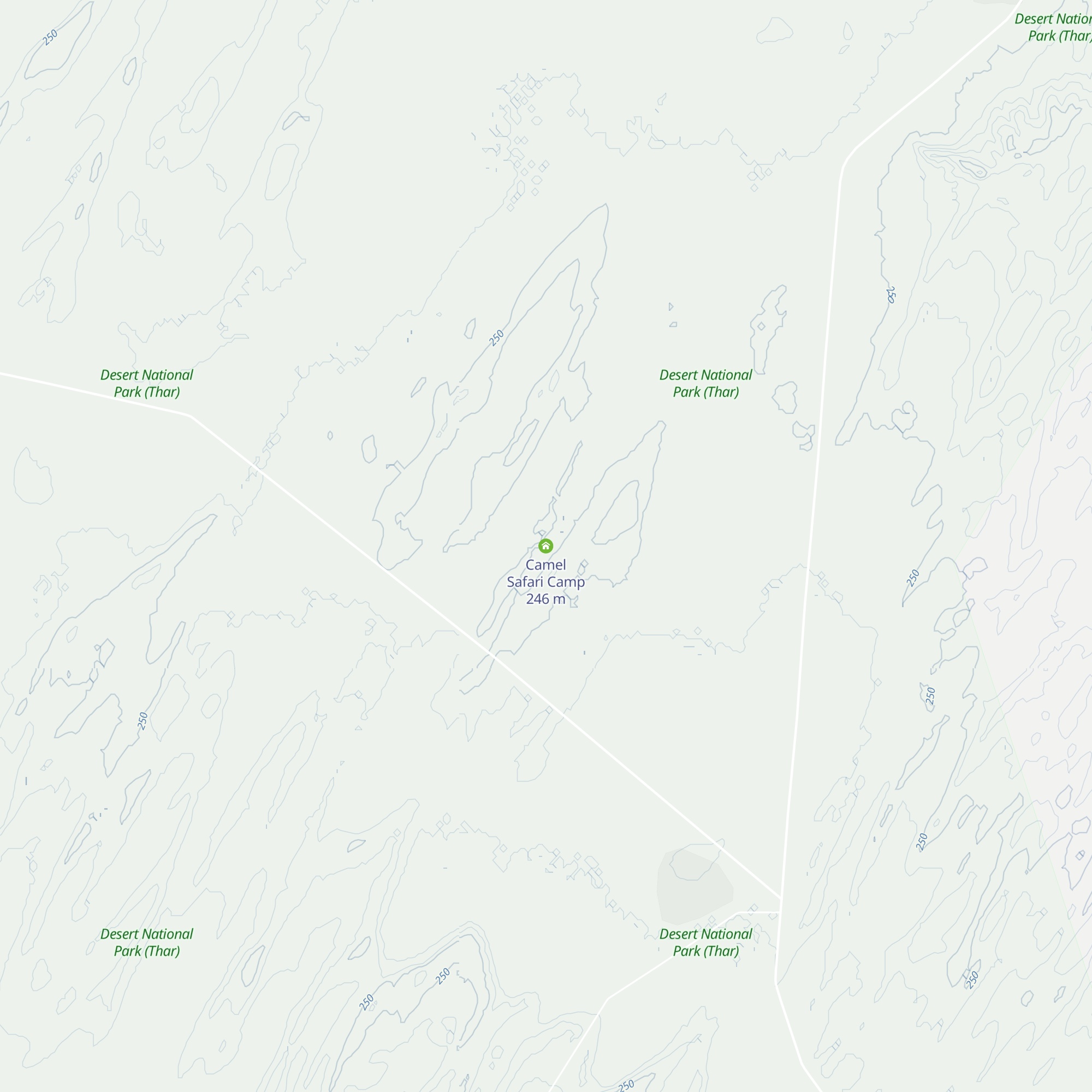 Camel Safari Camp map