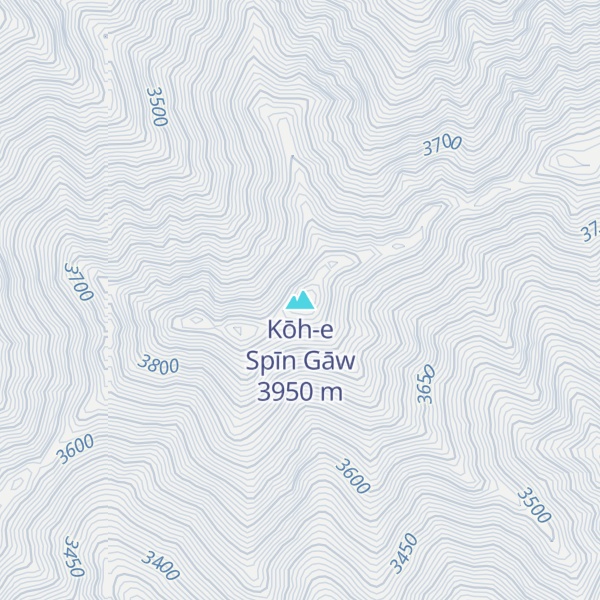 Map of Kōh-e Spīn Gāw