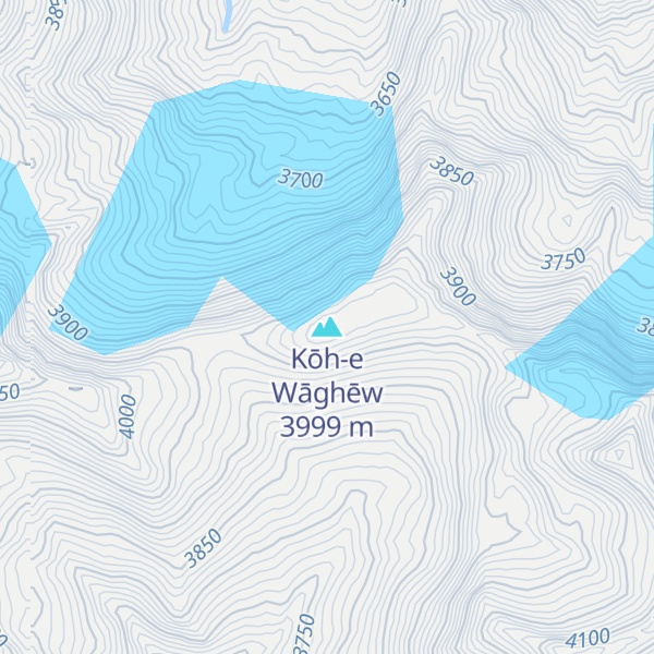 Map of Kōh-e Wāghēw