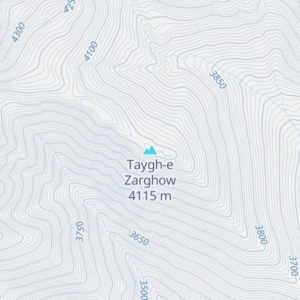 Map of Taygh-e Zarghow