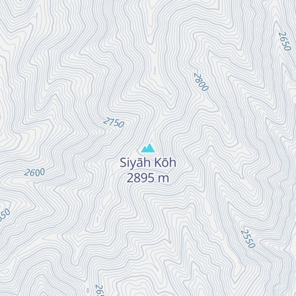 Map of Siyāh Kōh