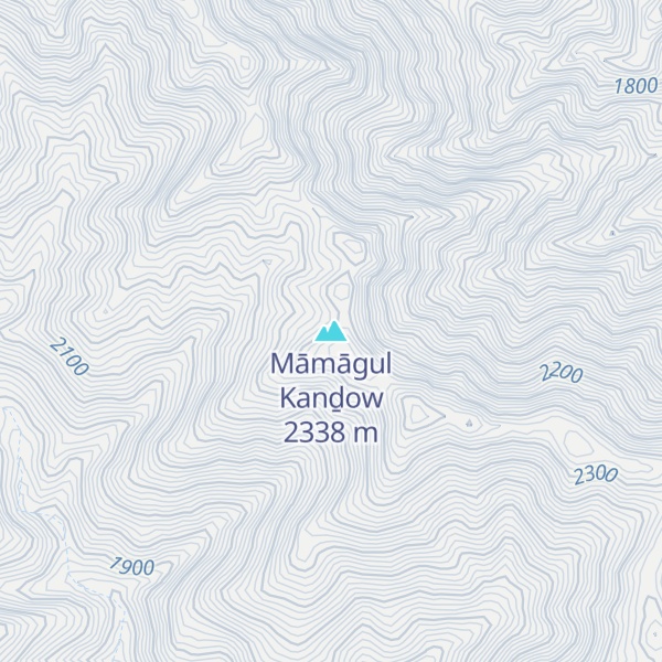 Map of Māmāgul Kanḏow
