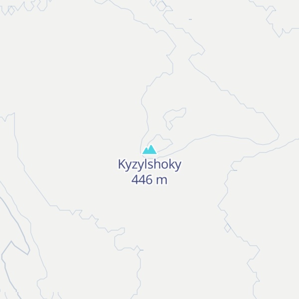 Map of Kyzylshoky