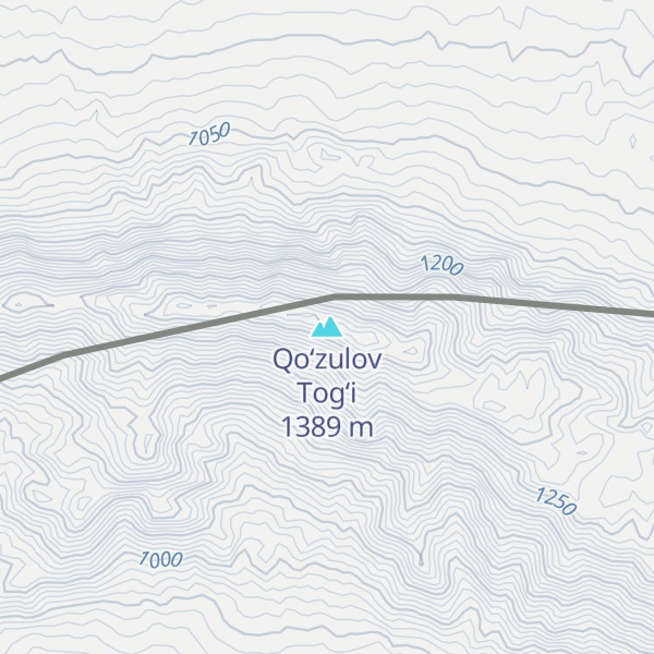 Map of Qo‘zulov Tog‘i