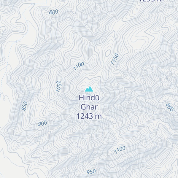 Map of Hindū Ghar