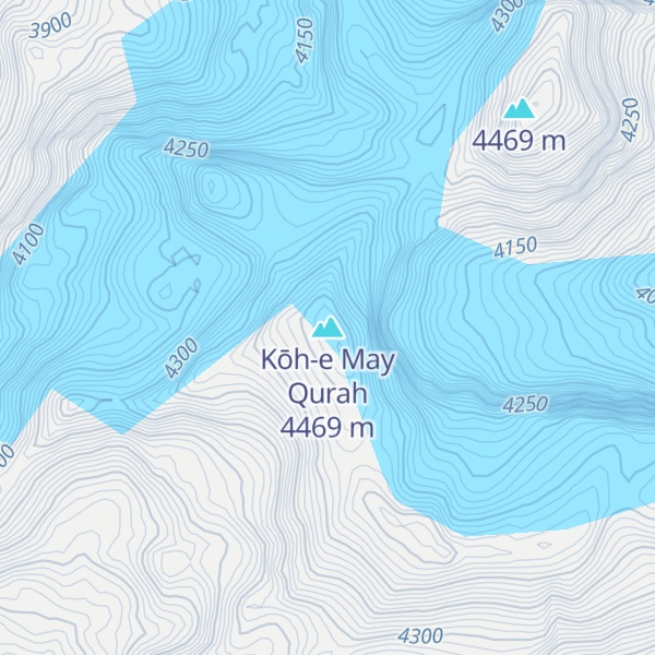 Map of Kōh-e May Qurah