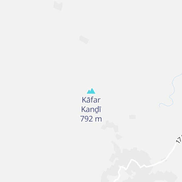 Map of Kāfar Kanḏī