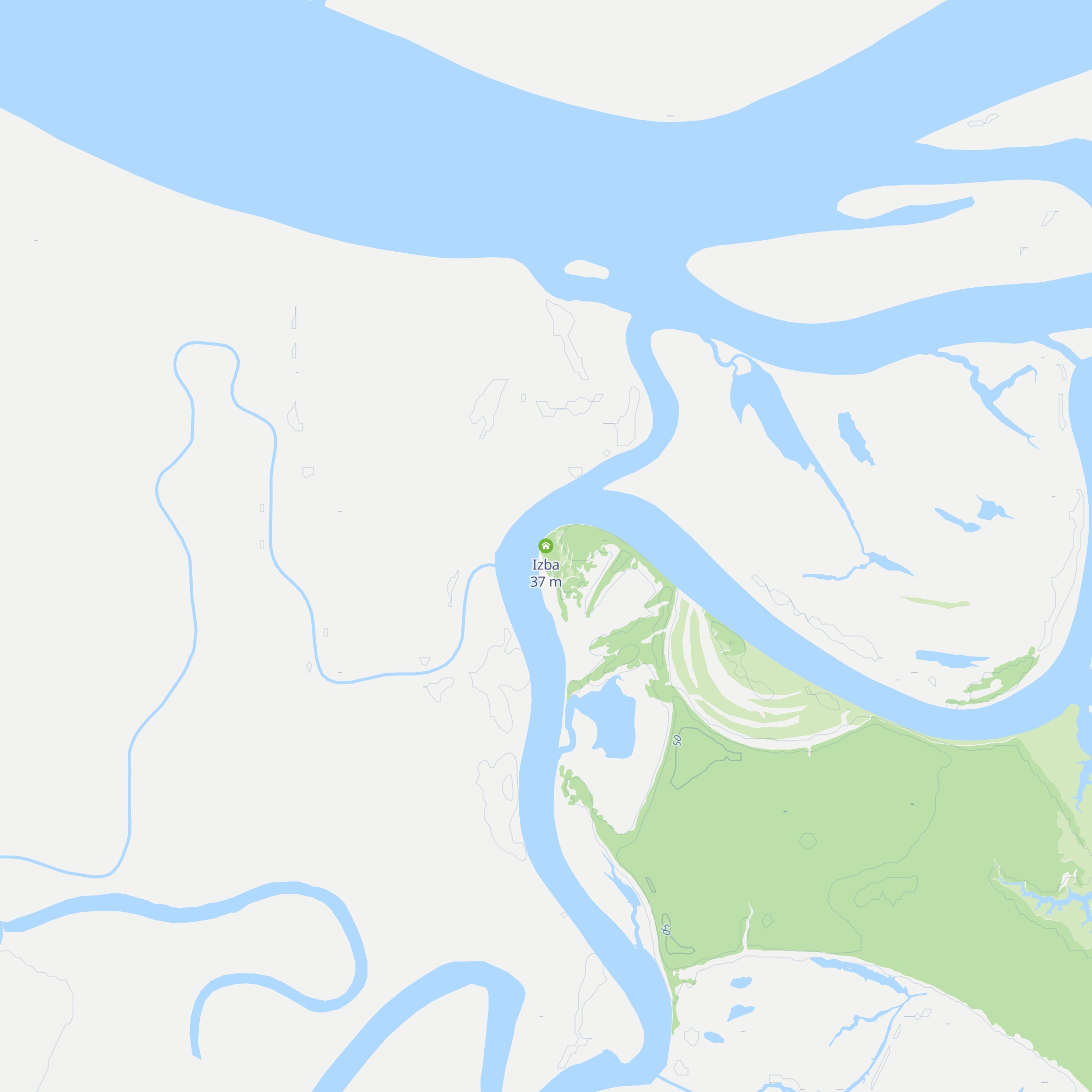Izba map