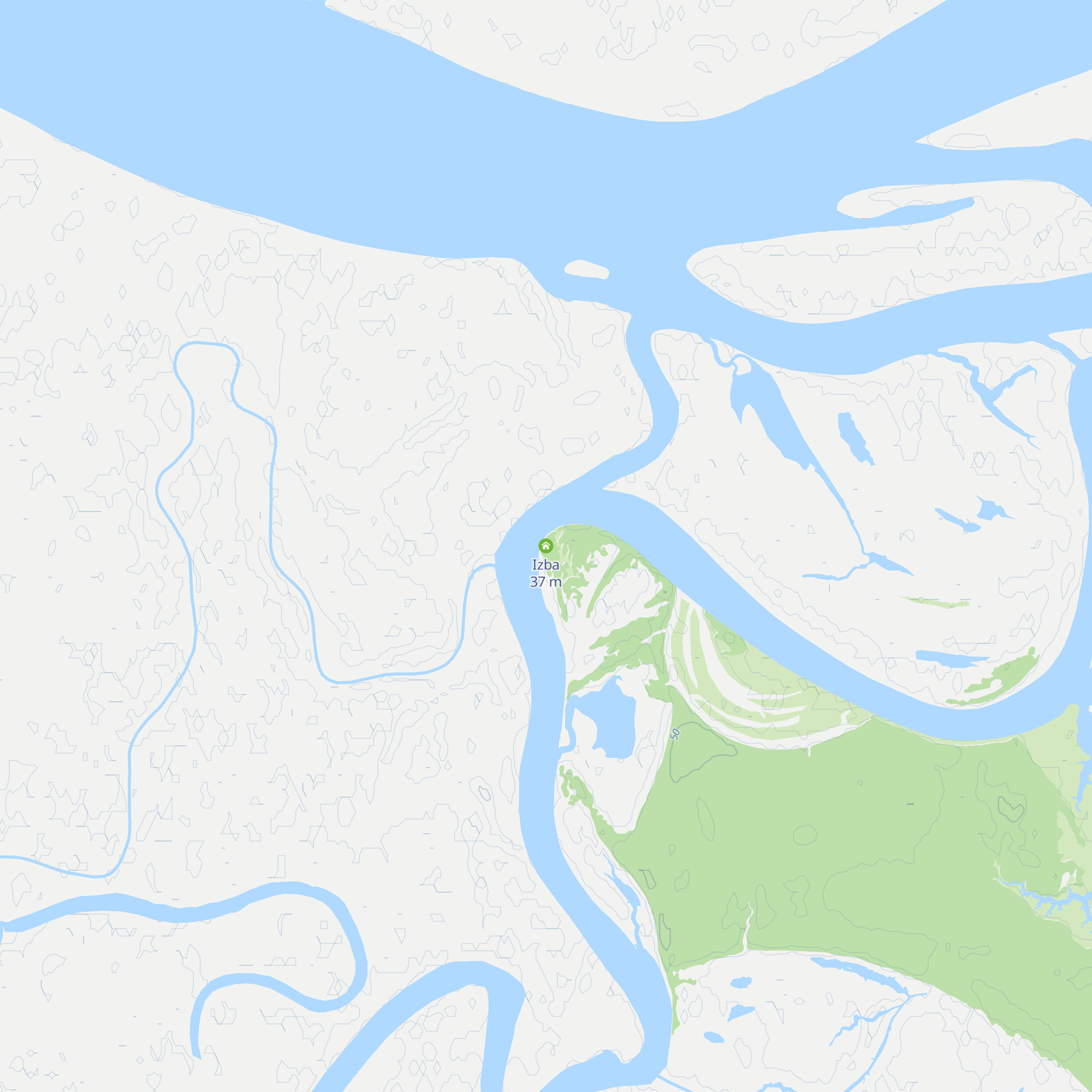 Izba map