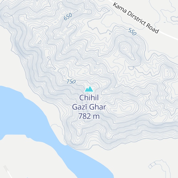 Map of Chihil Gazī Ghar