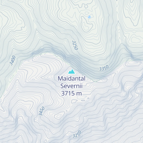 Map of Maidantal Severnii