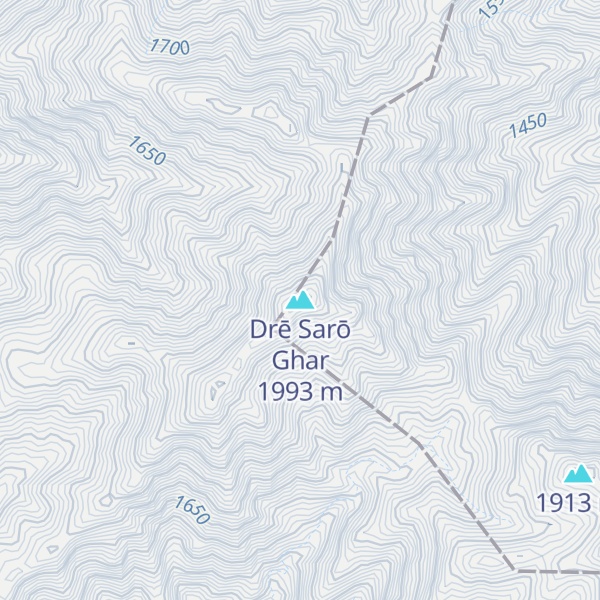 Map of Drē Sarō Ghar