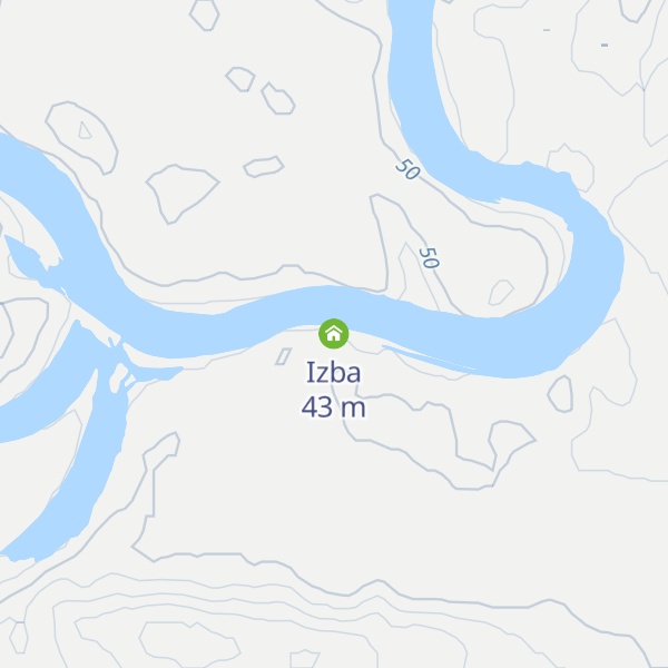 Map of Izba