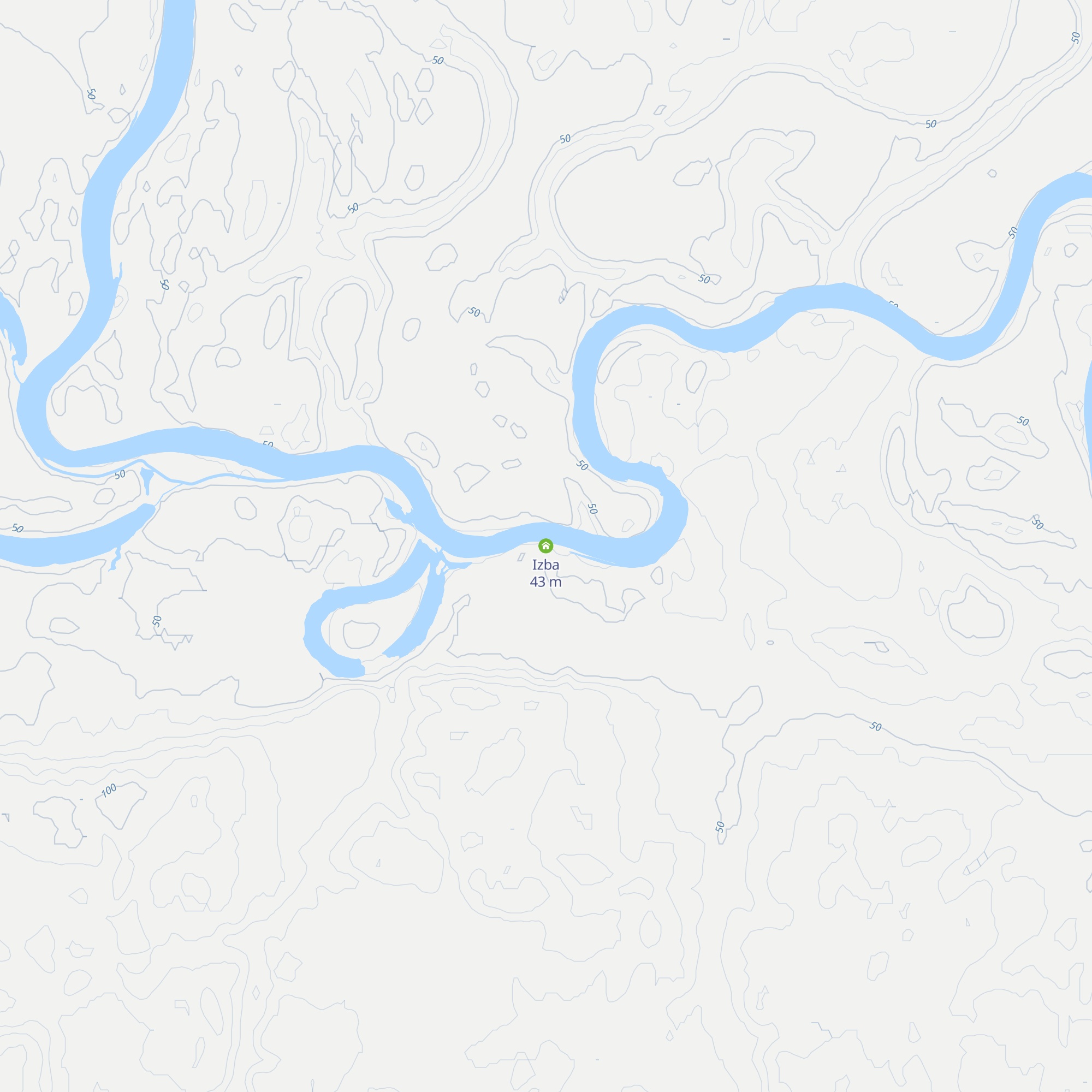 Izba map
