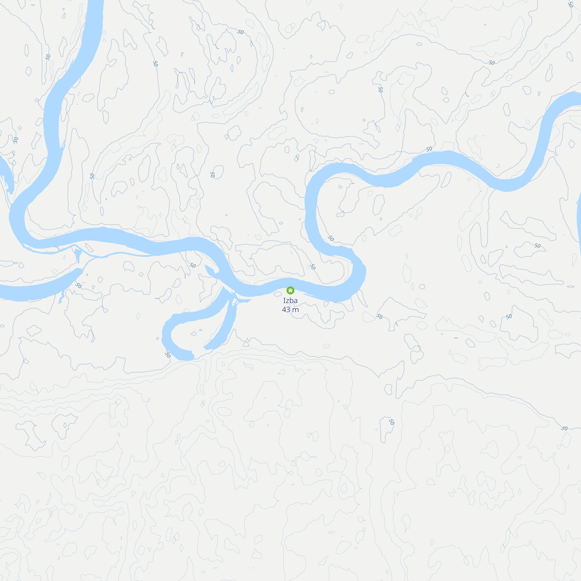 Izba map