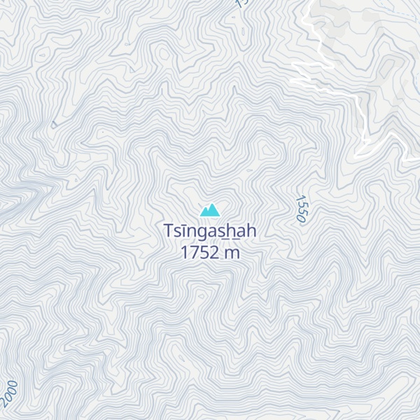 Map of Tsīngas̲h̲ah