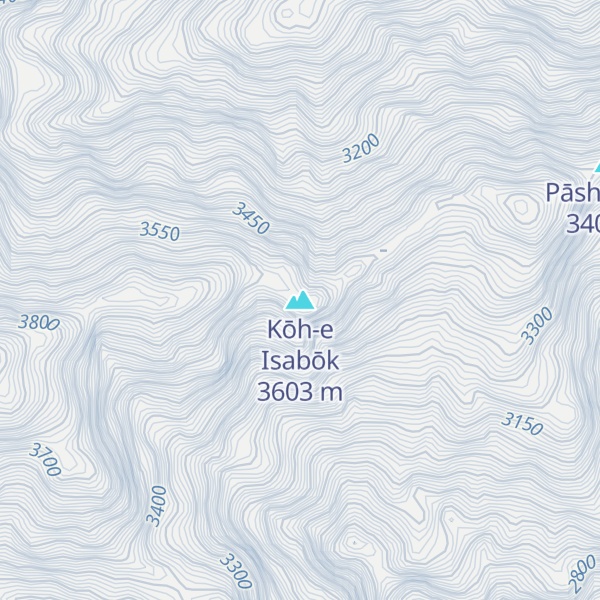 Map of Kōh-e Isabōk