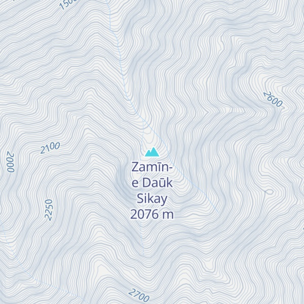 Map of Zamīn-e Daūk Sikay
