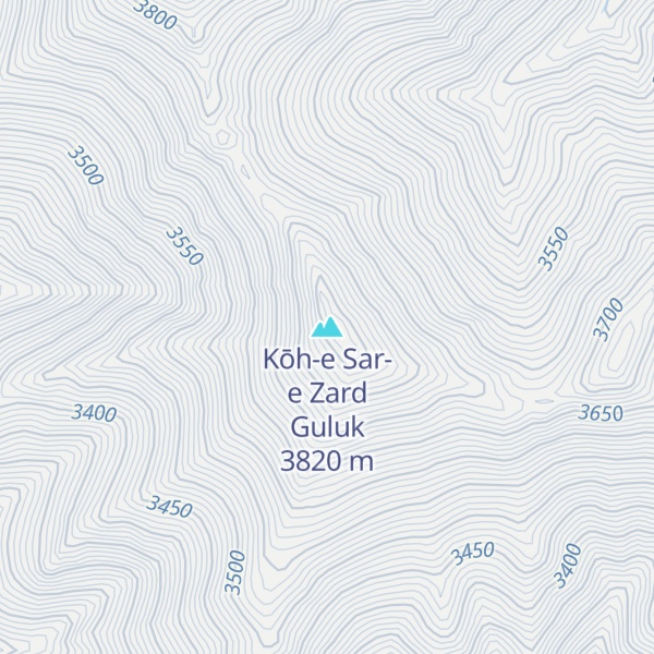 Map of Kōh-e Sar-e Zard Guluk