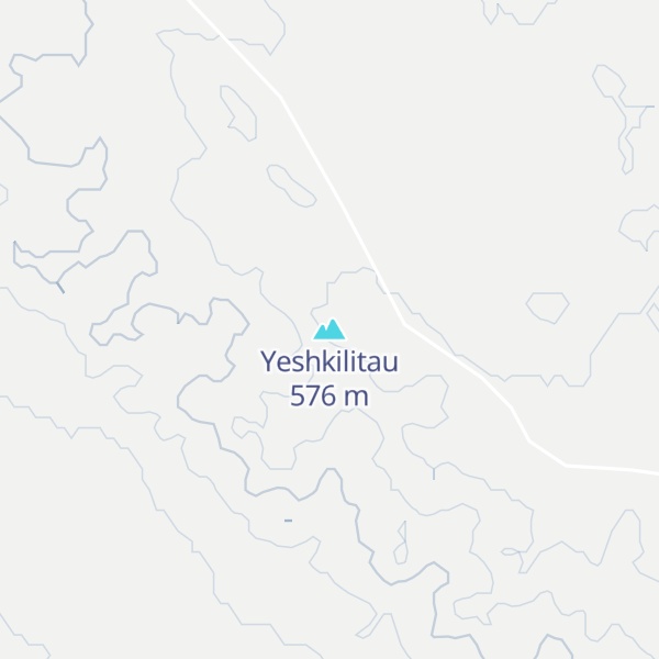 Map of Yeshkilitau