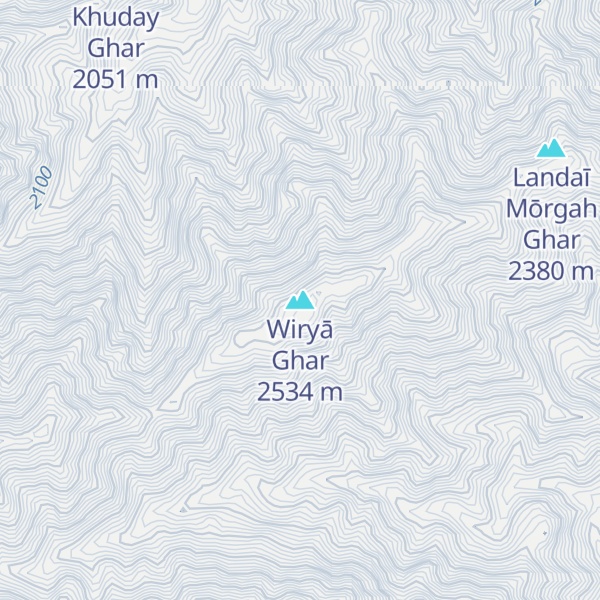 Map of Wiryā Ghar