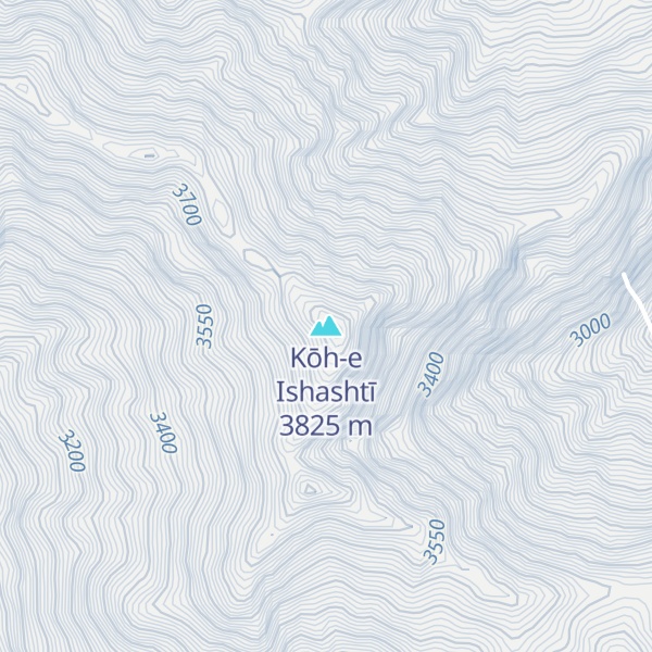 Map of Kōh-e Ishashtī