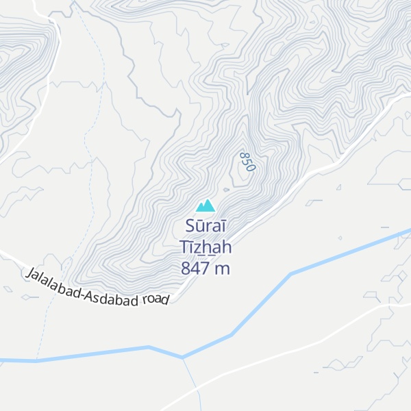 Map of Sūraī Tīz̲h̲ah