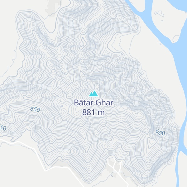 Map of Bātar Ghar