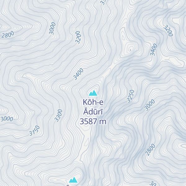 Map of Kōh-e Ādūrī