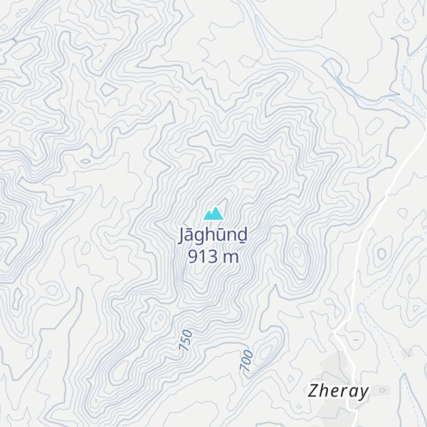 Map of Jāghūnḏ