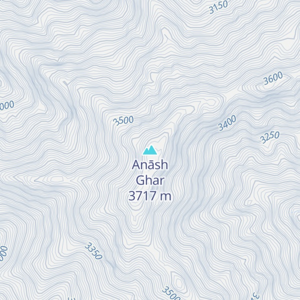 Map of Anāsh Ghar