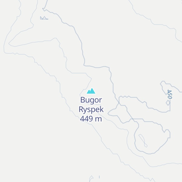 Map of Bugor Ryspek
