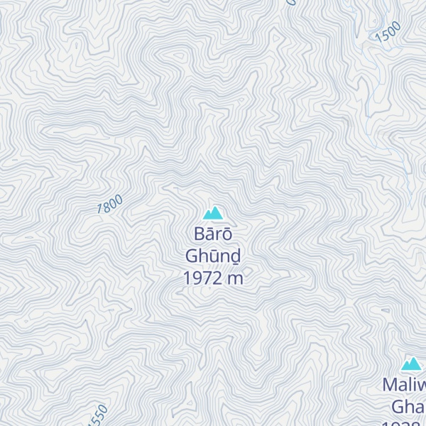 Map of Bārō Ghūnḏ