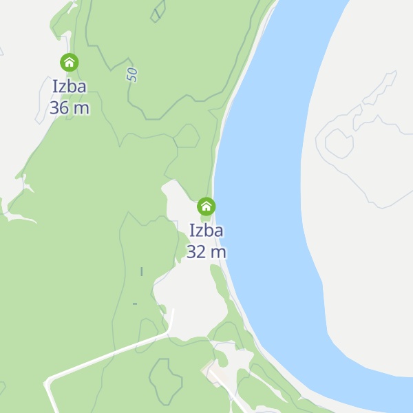 Map of Izba
