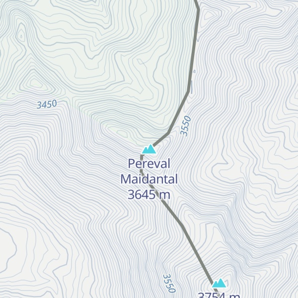 Map of Pereval Maidantal