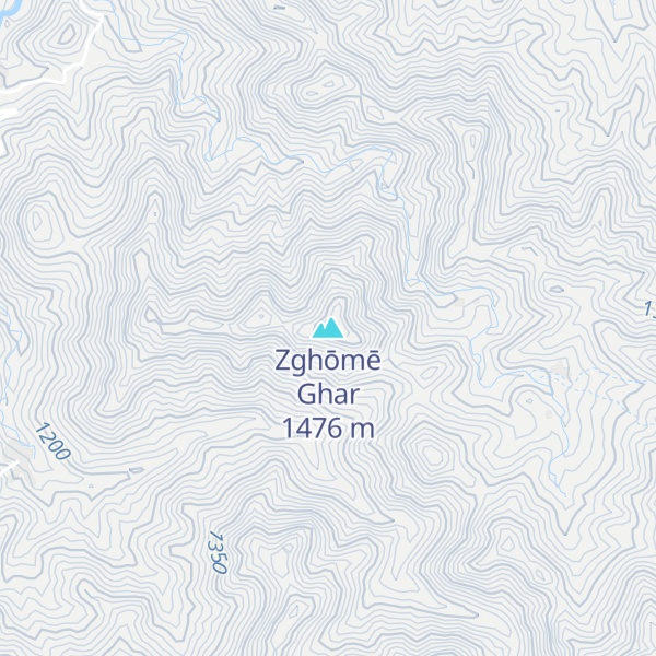 Map of Zghōmē Ghar