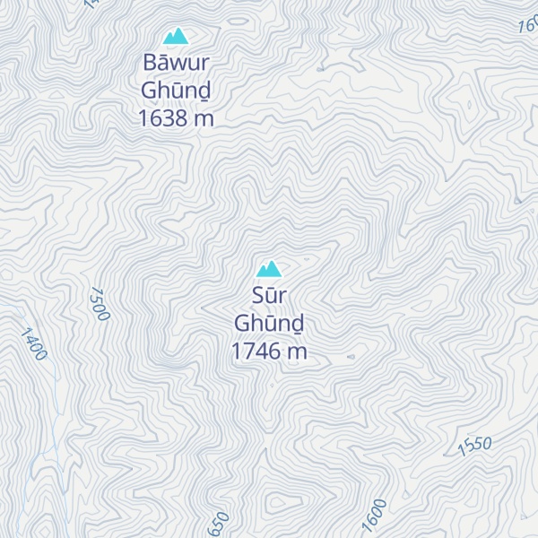 Map of Sūr Ghūnḏ